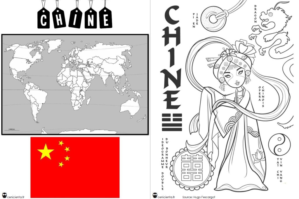 Chine Page De Garde CE1/CE2 • Littérature • Projet Chine