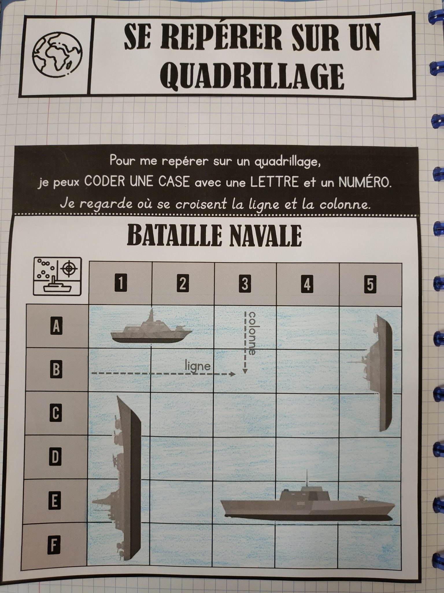 Se Repérer Dans L'espace Cp Lutin Bazar CP • QLM Espace • Leçons à manipuler "Se repérer dans l'espace"