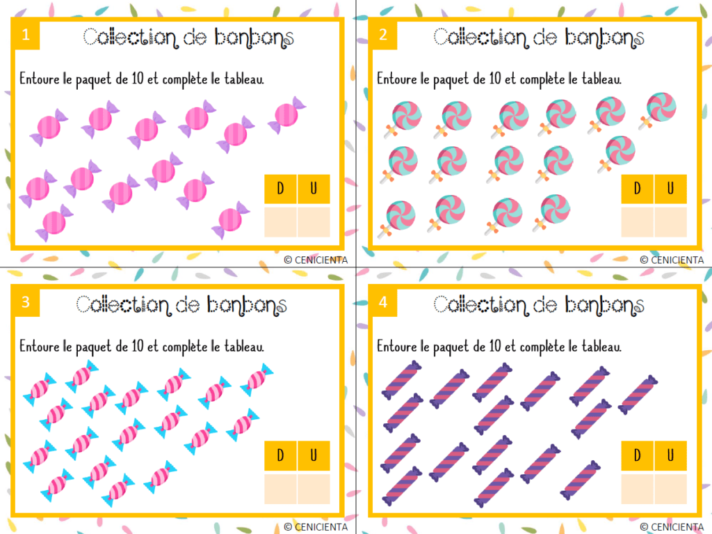 CP • Mathématiques • Ateliers Sur Les Collections