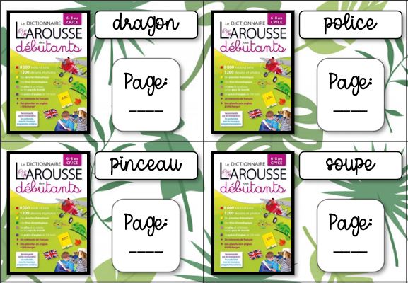 Chercher Dans Le Dictionnaire Ce1 cenicienta.fr