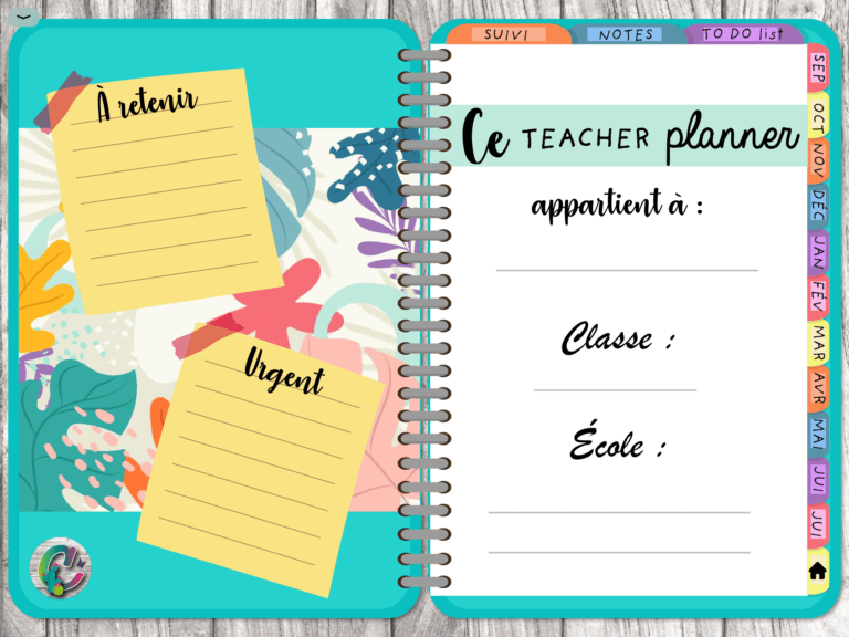 PE • Outils • Digital Teacher Planner