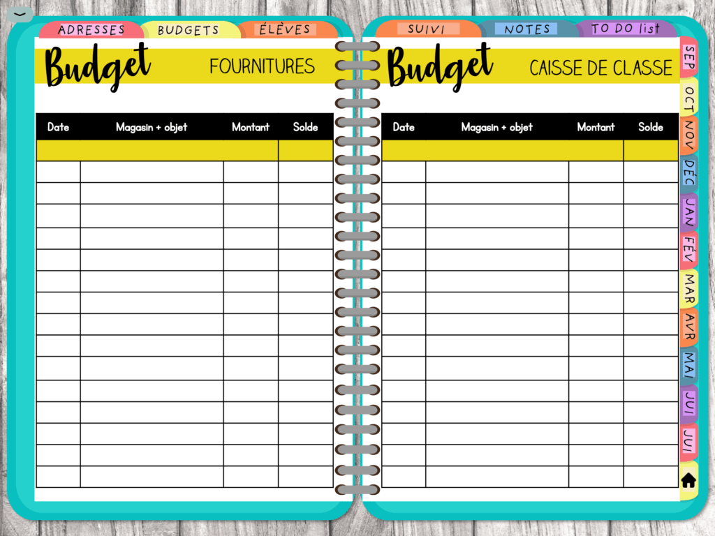 PE • Outils • Digital Teacher Planner